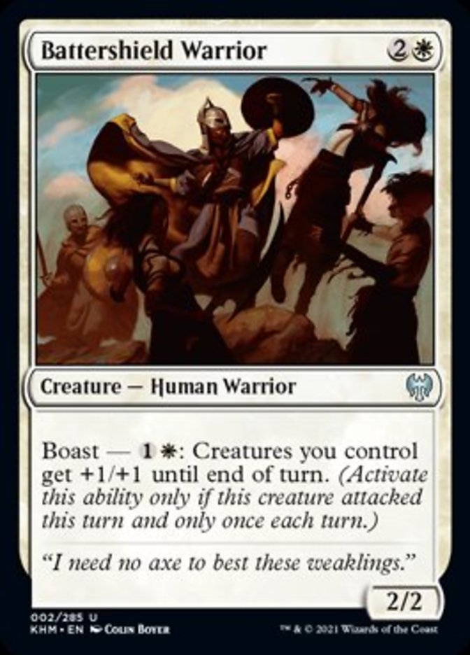 Battershield Warrior [Kaldheim] - Magic: The Gathering - Card Brawlers | Quebec | Canada |
