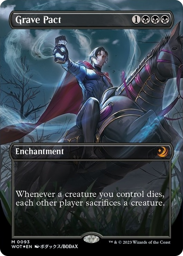 Grave Pact (Anime Borderless) (Confetti Foil) [Wilds of Eldraine: Enchanting Tales] - Magic: The Gathering - Card Brawlers | Quebec | Canada |