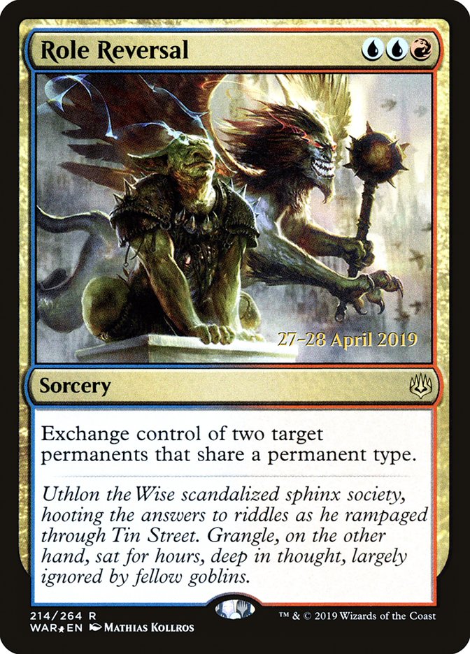 Role Reversal [War of the Spark Prerelease Promos] - Magic: The Gathering - Card Brawlers | Quebec | Canada |