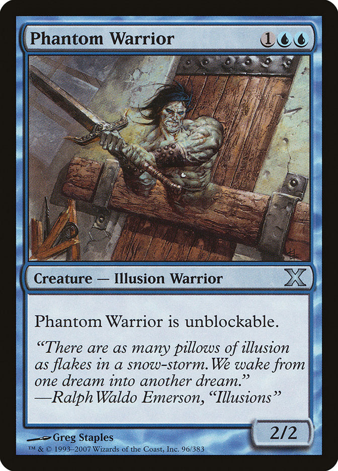 Phantom Warrior [Tenth Edition] - Magic: The Gathering - Card Brawlers | Quebec | Canada |