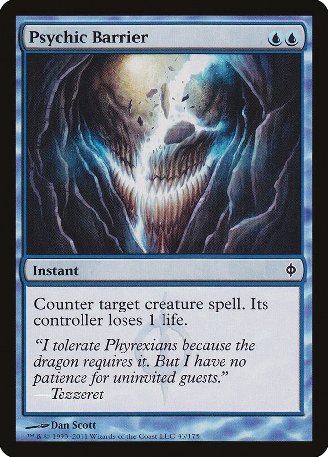Psychic Barrier [New Phyrexia] - Magic: The Gathering - Card Brawlers | Quebec | Canada |