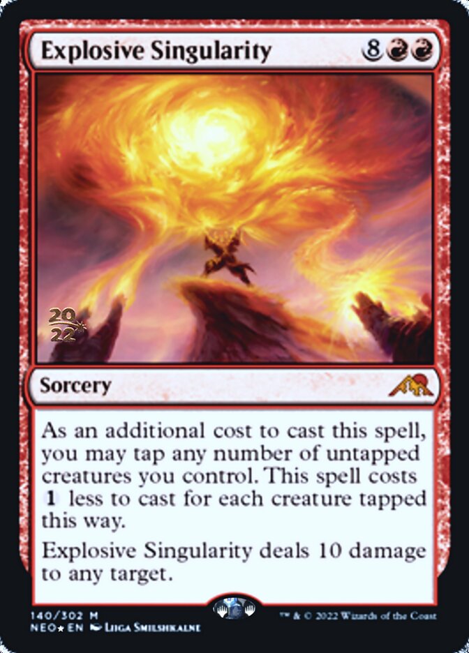 Explosive Singularity [Kamigawa: Neon Dynasty Prerelease Promos] - Magic: The Gathering - Card Brawlers | Quebec | Canada |