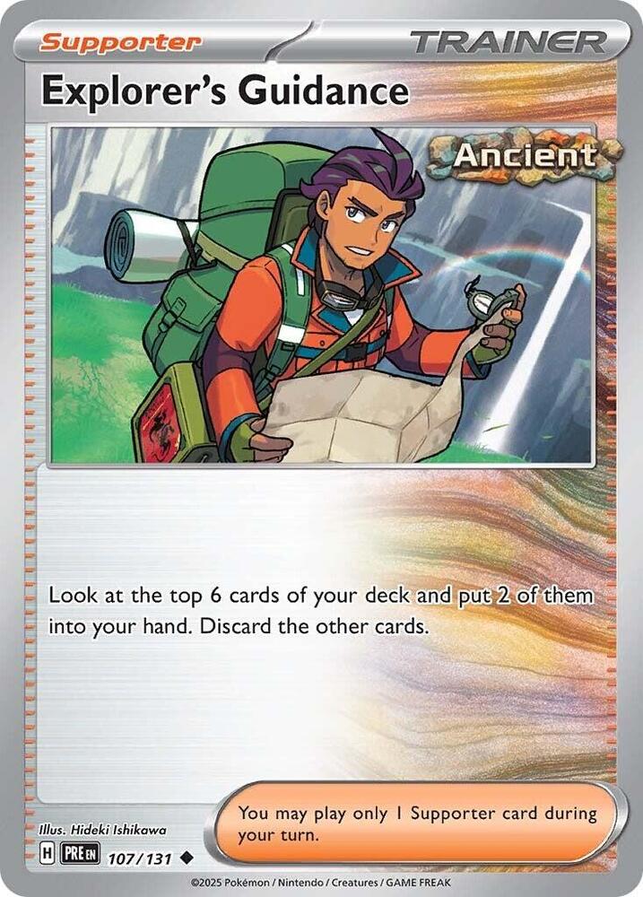 Explorer's Guidance (107/131) [Scarlet & Violet: Prismatic Evolutions] - Pokémon - Card Brawlers | Quebec | Canada |