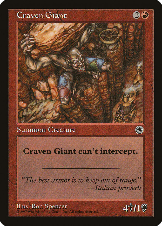 Craven Giant [Portal] - Magic: The Gathering - Card Brawlers | Quebec | Canada |