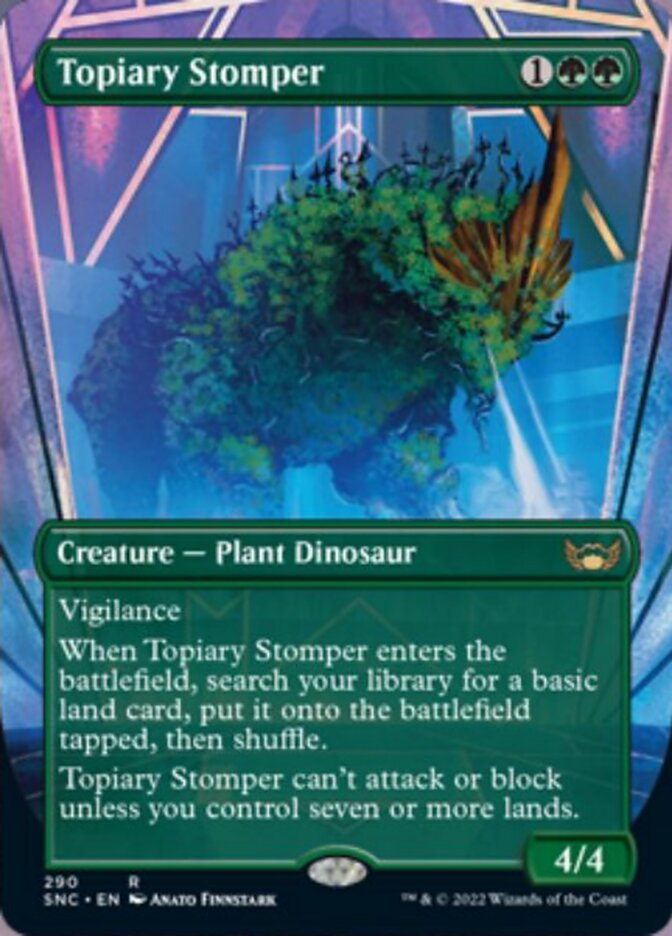 Topiary Stomper (Borderless Alternate Art) [Streets of New Capenna] - Magic: The Gathering - Card Brawlers | Quebec | Canada |