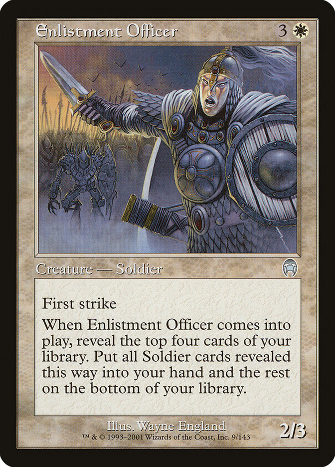 Enlistment Officer [Apocalypse] - Magic: The Gathering - Card Brawlers | Quebec | Canada |