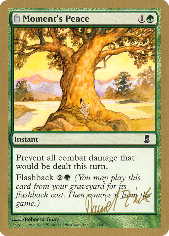 Moment's Peace (Daniel Zink) [World Championship Decks 2003] - Magic: The Gathering - Card Brawlers | Quebec | Canada |