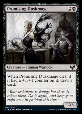 Promising Duskmage [Strixhaven: School of Mages] - Magic: The Gathering - Card Brawlers | Quebec | Canada |