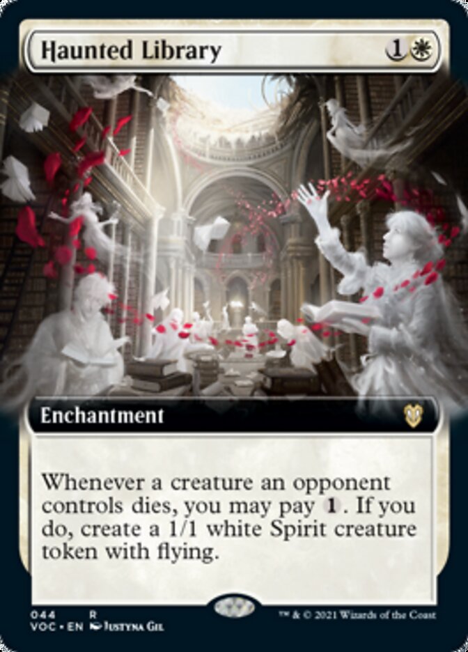 Haunted Library (Extended Art) [Innistrad: Crimson Vow Commander] - Magic: The Gathering - Card Brawlers | Quebec | Canada |