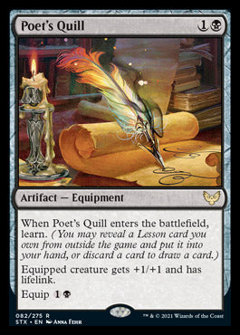 Poet's Quill [Strixhaven: School of Mages] - Magic: The Gathering - Card Brawlers | Quebec | Canada |
