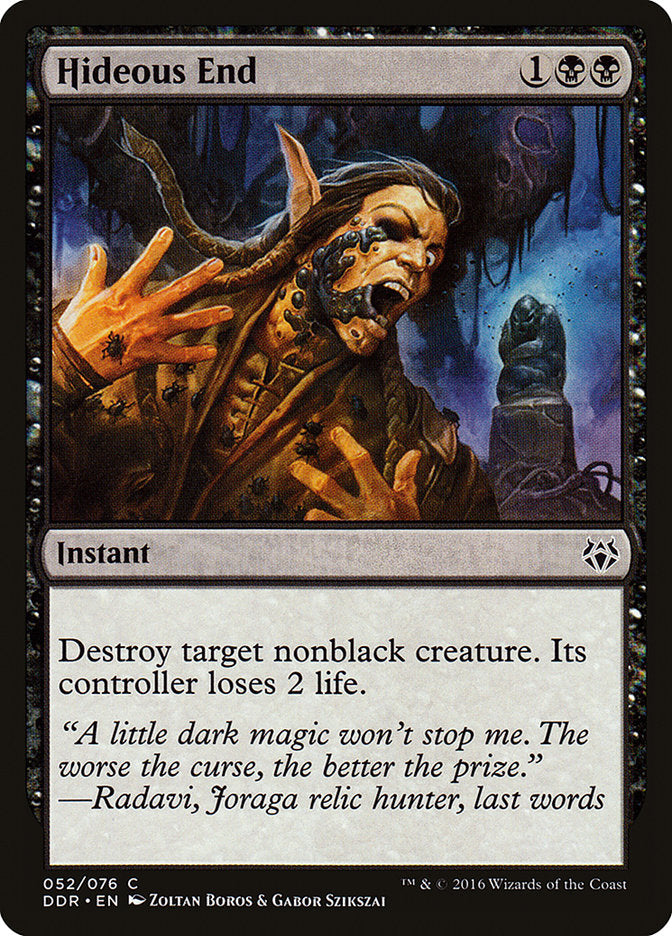 Hideous End [Duel Decks: Nissa vs. Ob Nixilis] - Magic: The Gathering - Card Brawlers | Quebec | Canada |