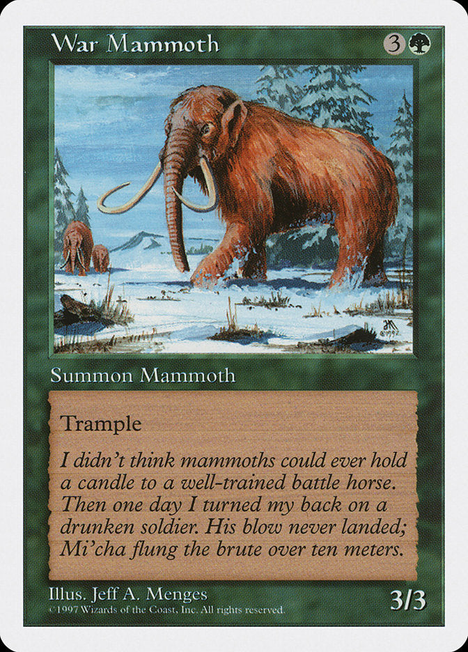 War Mammoth [Fifth Edition] - Magic: The Gathering - Card Brawlers | Quebec | Canada |