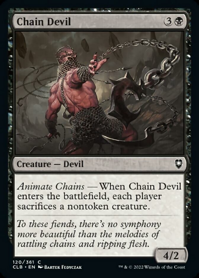 Chain Devil [Commander Legends: Battle for Baldur's Gate] - Magic: The Gathering - Card Brawlers | Quebec | Canada |