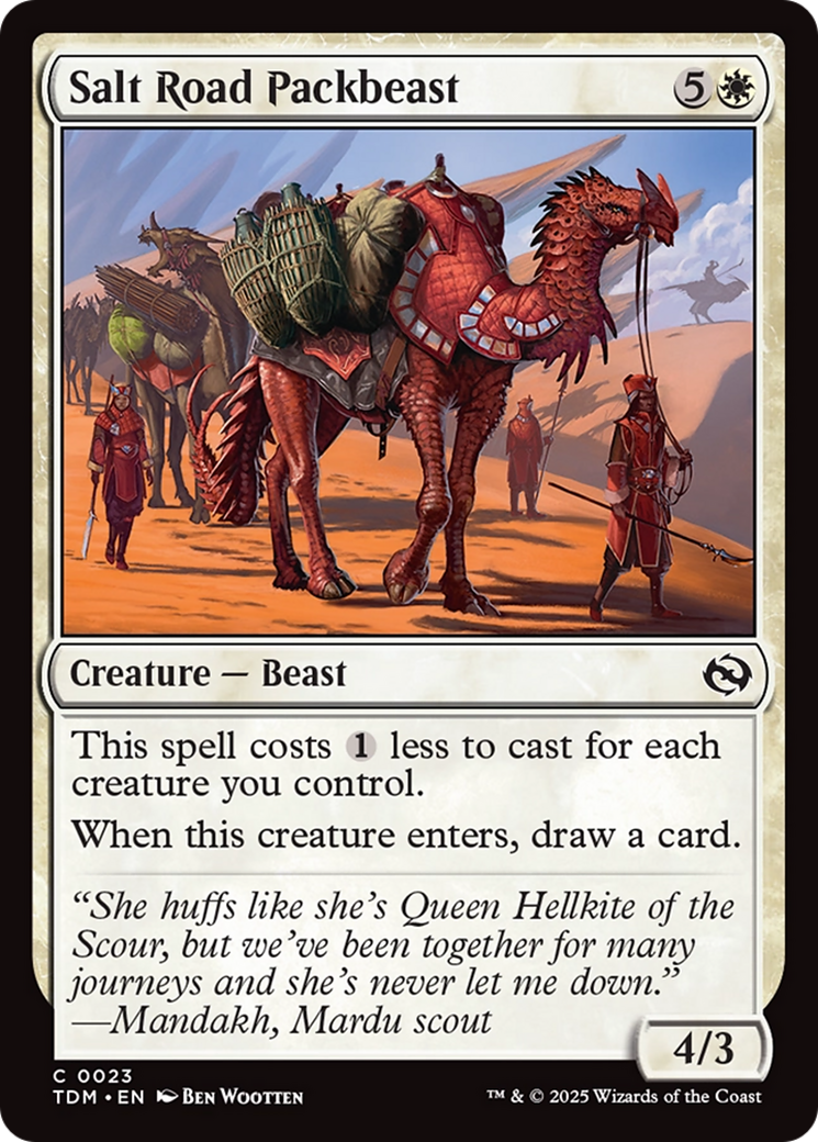 Salt Road Packbeast [Tarkir: Dragonstorm] - Magic: The Gathering - Card Brawlers | Quebec | Canada |