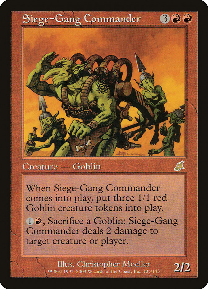 Siege-Gang Commander [Scourge] - Magic: The Gathering - Card Brawlers | Quebec | Canada |