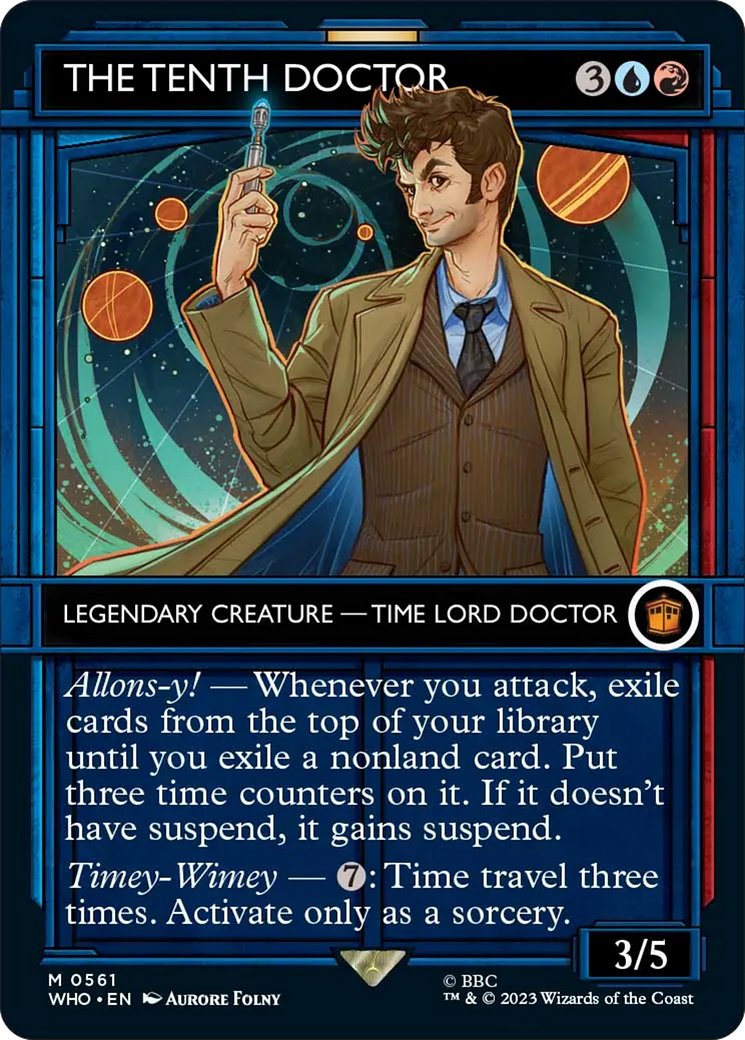 The Tenth Doctor (Showcase) [Doctor Who] - Magic: The Gathering - Card Brawlers | Quebec | Canada |