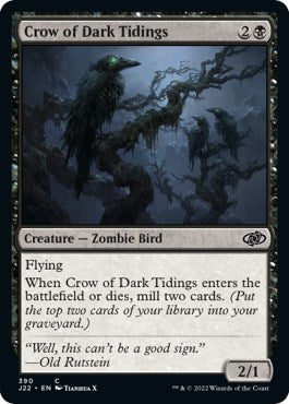 Crow of Dark Tidings [Jumpstart 2022] - Magic: The Gathering - Card Brawlers | Quebec | Canada |