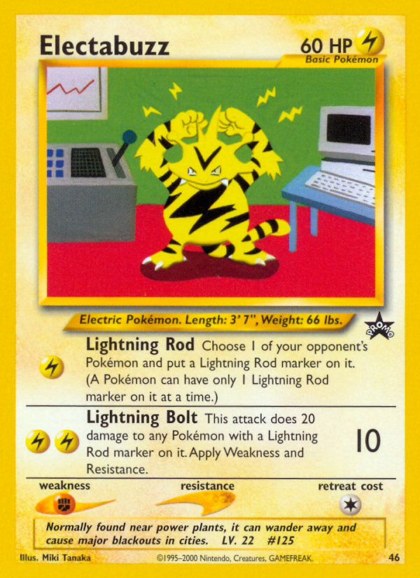 Electabuzz (46) [Wizards of the Coast: Black Star Promos] - Pokémon - Card Brawlers | Quebec | Canada |