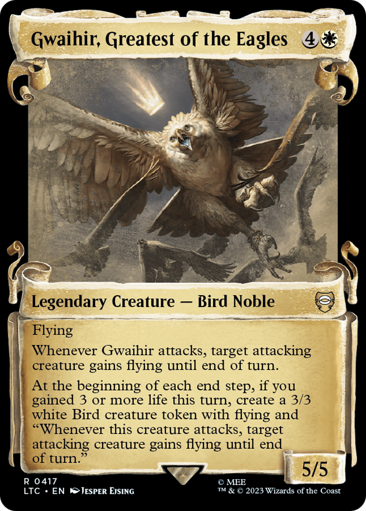Gwaihir, Greatest of the Eagles [The Lord of the Rings: Tales of Middle-Earth Commander Showcase Scrolls] - Magic: The Gathering - Card Brawlers | Quebec | Canada |