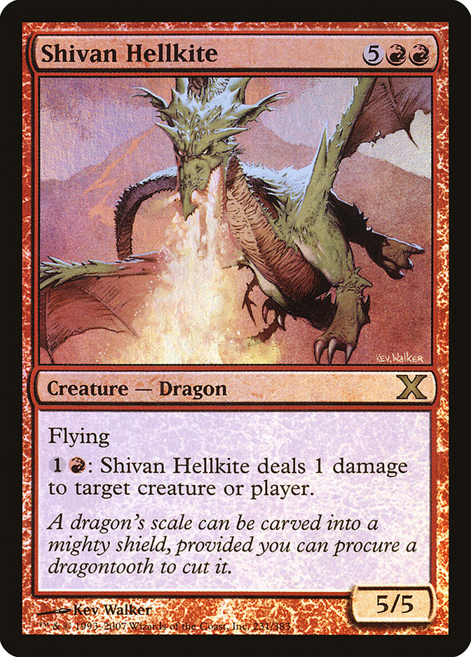 Shivan Hellkite (Premium Foil) [Tenth Edition] - Magic: The Gathering - Card Brawlers | Quebec | Canada |