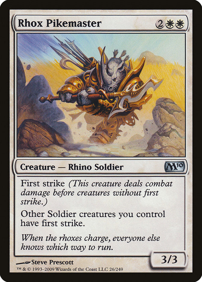 Rhox Pikemaster [Magic 2010] - Magic: The Gathering - Card Brawlers | Quebec | Canada |