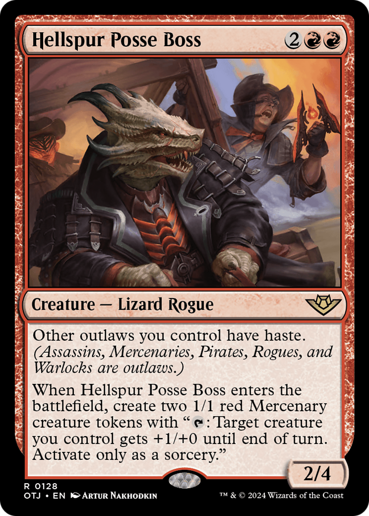 Hellspur Posse Boss [Outlaws of Thunder Junction] - Magic: The Gathering - Card Brawlers | Quebec | Canada |
