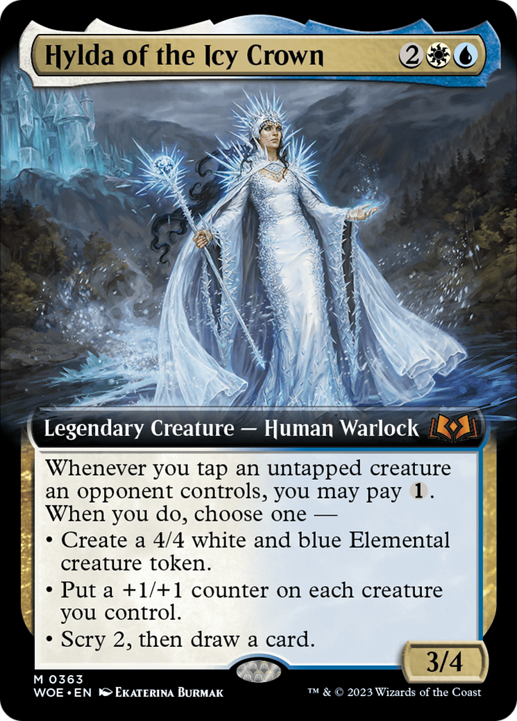 Hylda of the Icy Crown (Extended Art) [Wilds of Eldraine] - Magic: The Gathering - Card Brawlers | Quebec | Canada |