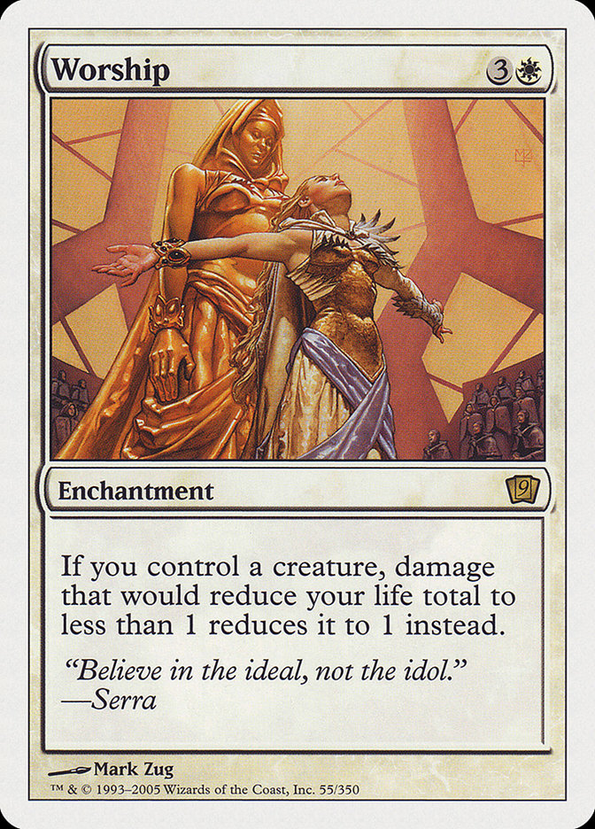 Worship [Ninth Edition] - Magic: The Gathering - Card Brawlers | Quebec | Canada |