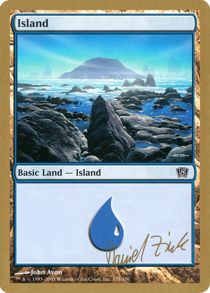 Island (dz335) (Daniel Zink) [World Championship Decks 2003] - Magic: The Gathering - Card Brawlers | Quebec | Canada |