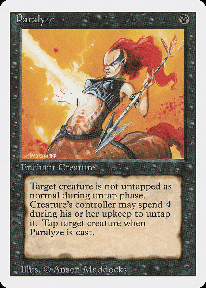Paralyze [Revised Edition] - Magic: The Gathering - Card Brawlers | Quebec | Canada |
