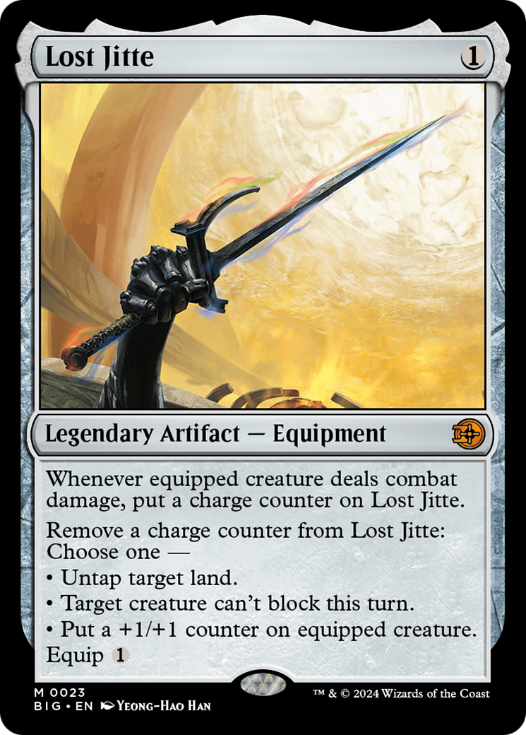 Lost Jitte [Outlaws of Thunder Junction: The Big Score] - Magic: The Gathering - Card Brawlers | Quebec | Canada |