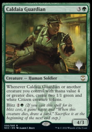 Caldaia Guardian (Promo Pack) [Streets of New Capenna Commander Promos] - Magic: The Gathering - Card Brawlers | Quebec | Canada |