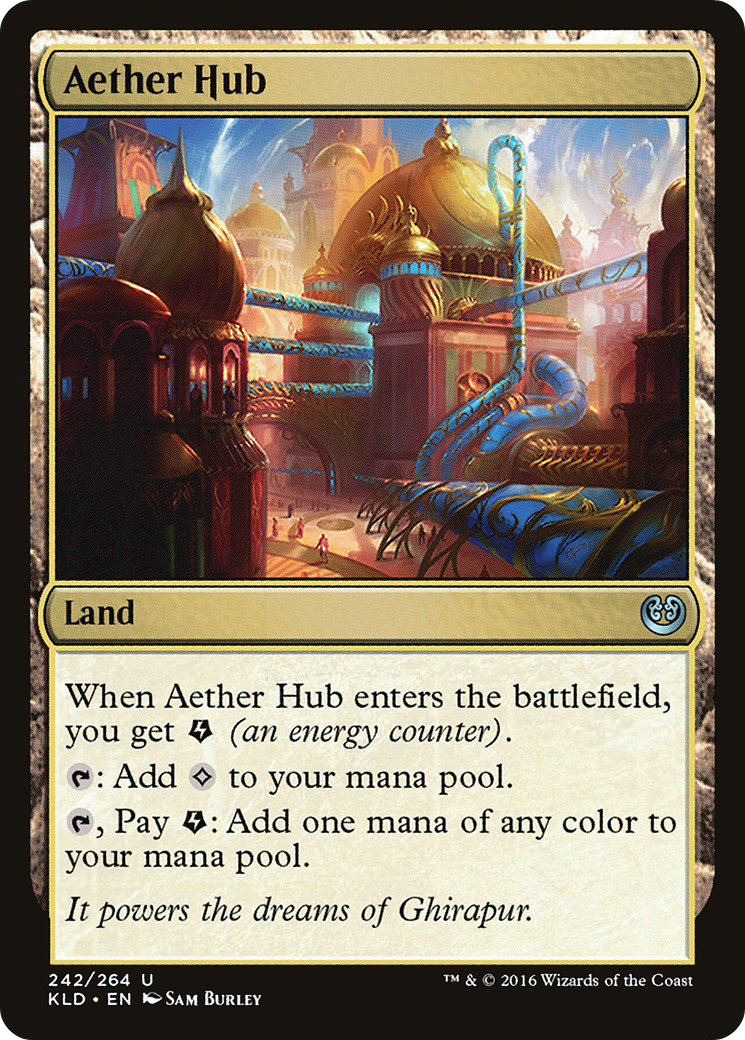 Aether Hub (Ripple Foil) [Modern Horizons 3 Commander] - Magic: The Gathering - Card Brawlers | Quebec | Canada |