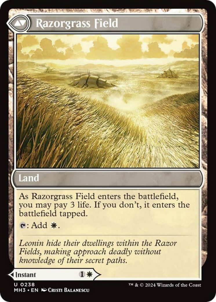 Razorgrass Ambush // Razorgrass Field [Modern Horizons 3] - Magic: The Gathering - Card Brawlers | Quebec | Canada |