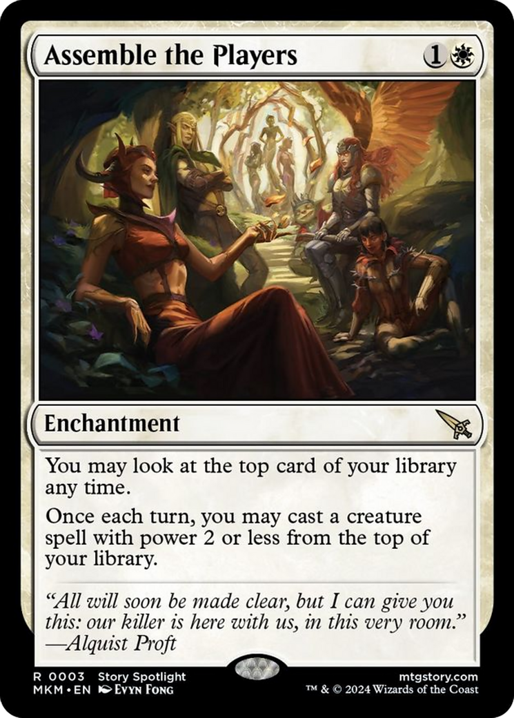 Assemble the Players [Murders at Karlov Manor] - Magic: The Gathering - Card Brawlers | Quebec | Canada |
