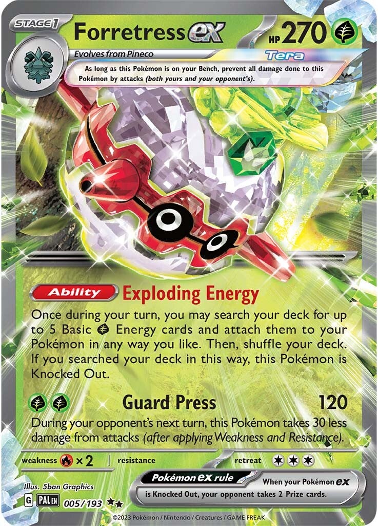 Forretress ex (005/193) [Scarlet & Violet: Paldea Evolved] - Pokémon - Card Brawlers | Quebec | Canada |
