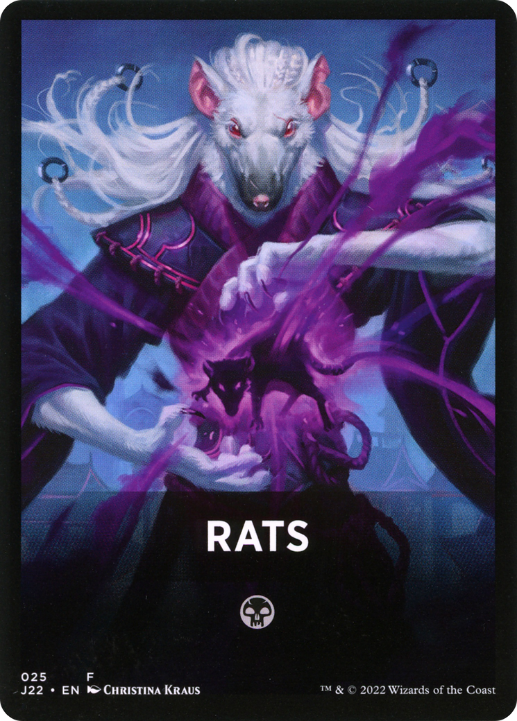 Rats Theme Card [Jumpstart 2022 Front Cards] - Magic: The Gathering - Card Brawlers | Quebec | Canada |