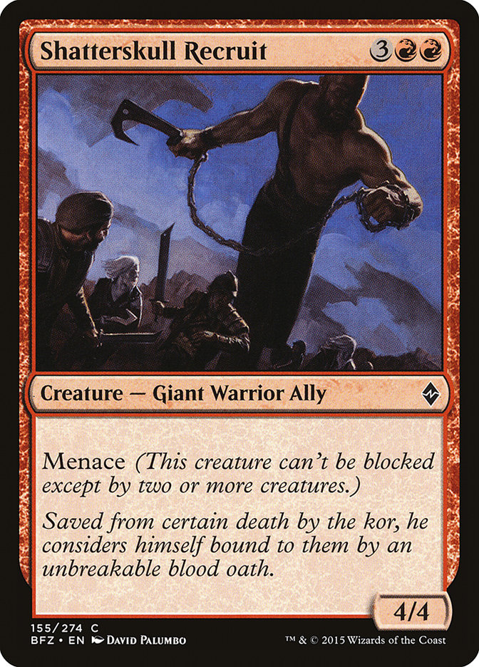 Shatterskull Recruit [Battle for Zendikar] - Magic: The Gathering - Card Brawlers | Quebec | Canada |