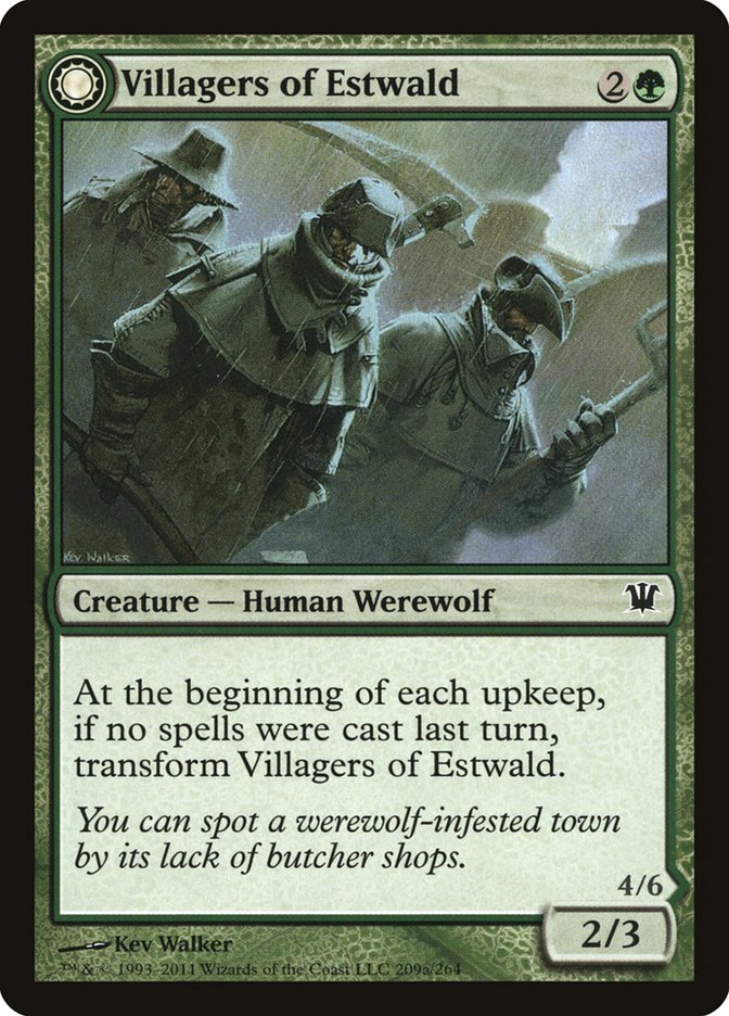 Villagers of Estwald // Howlpack of Estwald [Innistrad] - Magic: The Gathering - Card Brawlers | Quebec | Canada |