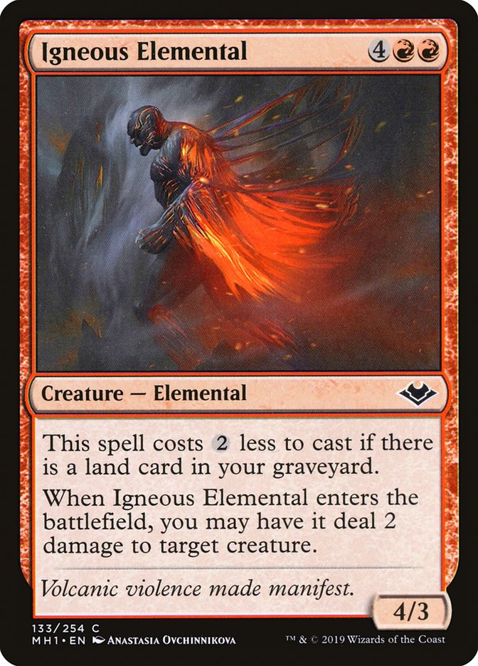 Igneous Elemental [Modern Horizons] - Magic: The Gathering - Card Brawlers | Quebec | Canada |