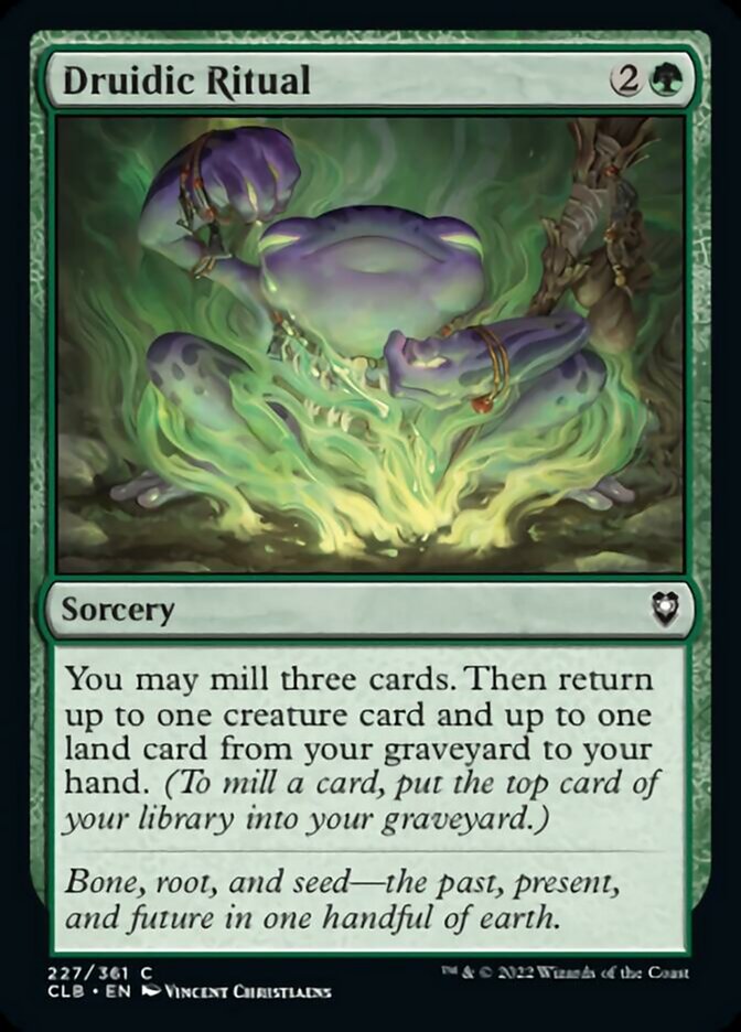 Druidic Ritual [Commander Legends: Battle for Baldur's Gate] - Magic: The Gathering - Card Brawlers | Quebec | Canada |