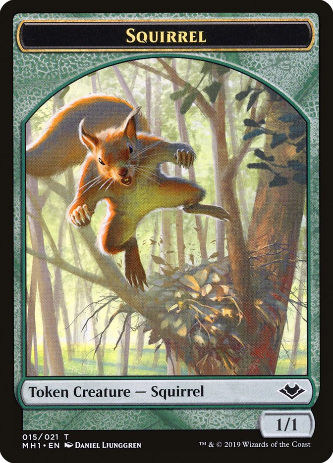 Shapeshifter (001) // Squirrel (015) Double-Sided Token [Modern Horizons Tokens] - Magic: The Gathering - Card Brawlers | Quebec | Canada |