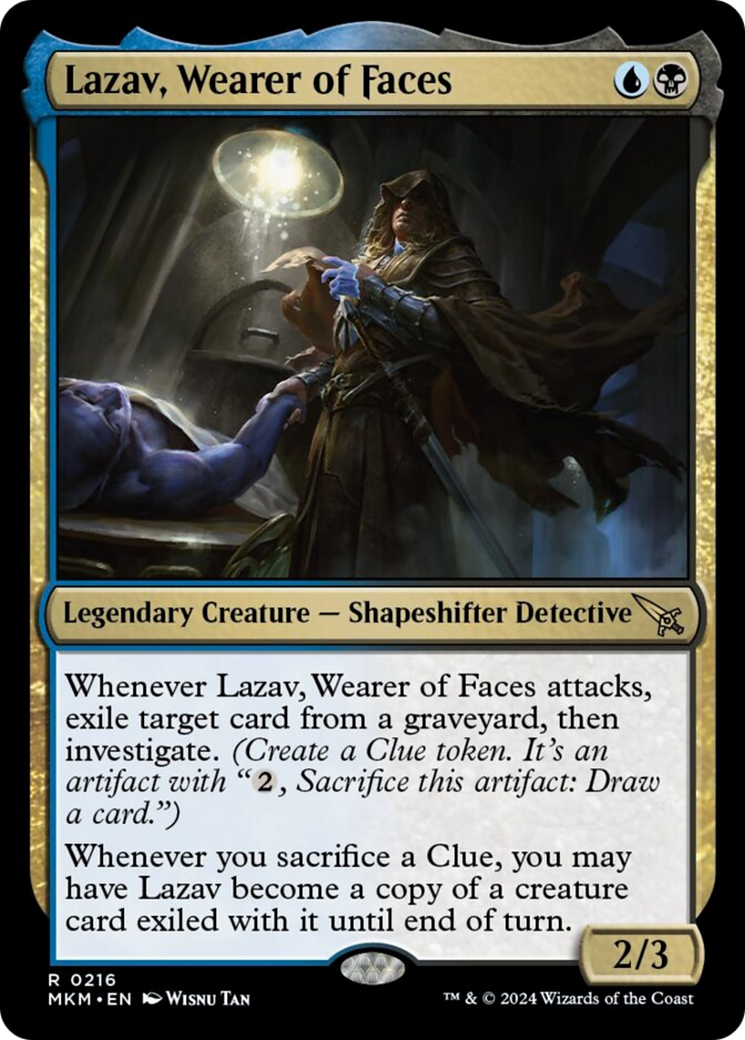 Lazav, Wearer of Faces [Murders at Karlov Manor] - Magic: The Gathering - Card Brawlers | Quebec | Canada |