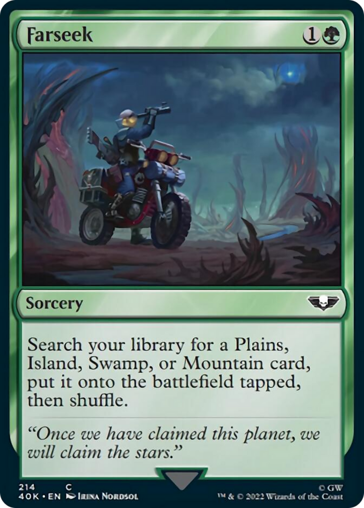 Farseek (Surge Foil) [Warhammer 40,000] - Magic: The Gathering - Card Brawlers | Quebec | Canada |