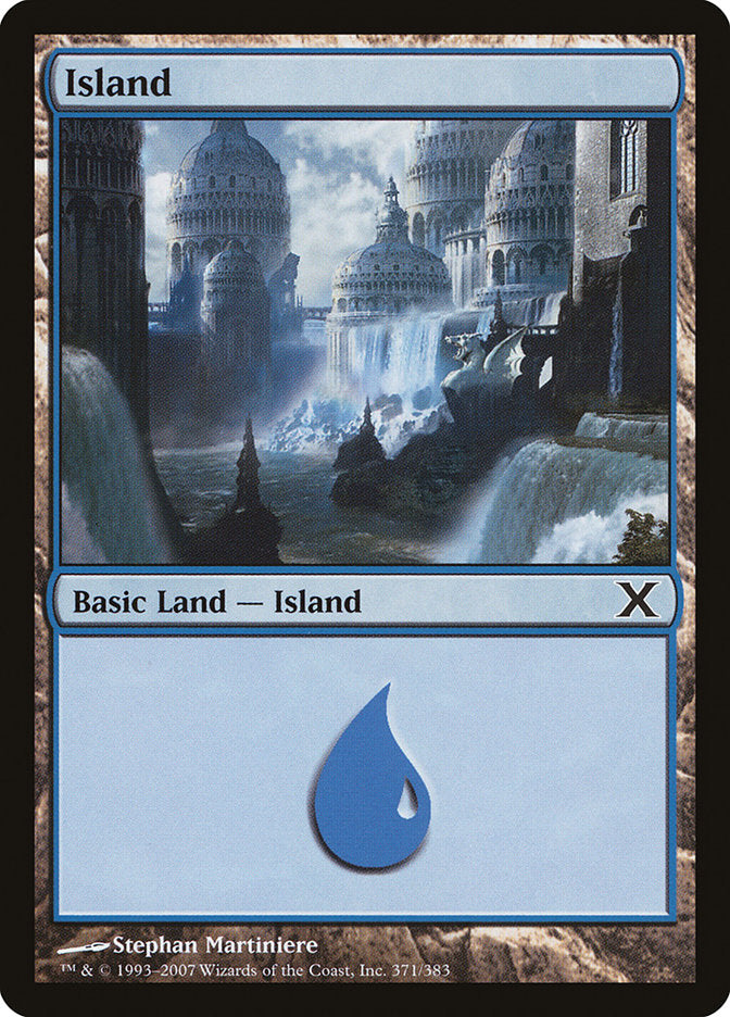 Island (371) [Tenth Edition] - Magic: The Gathering - Card Brawlers | Quebec | Canada |