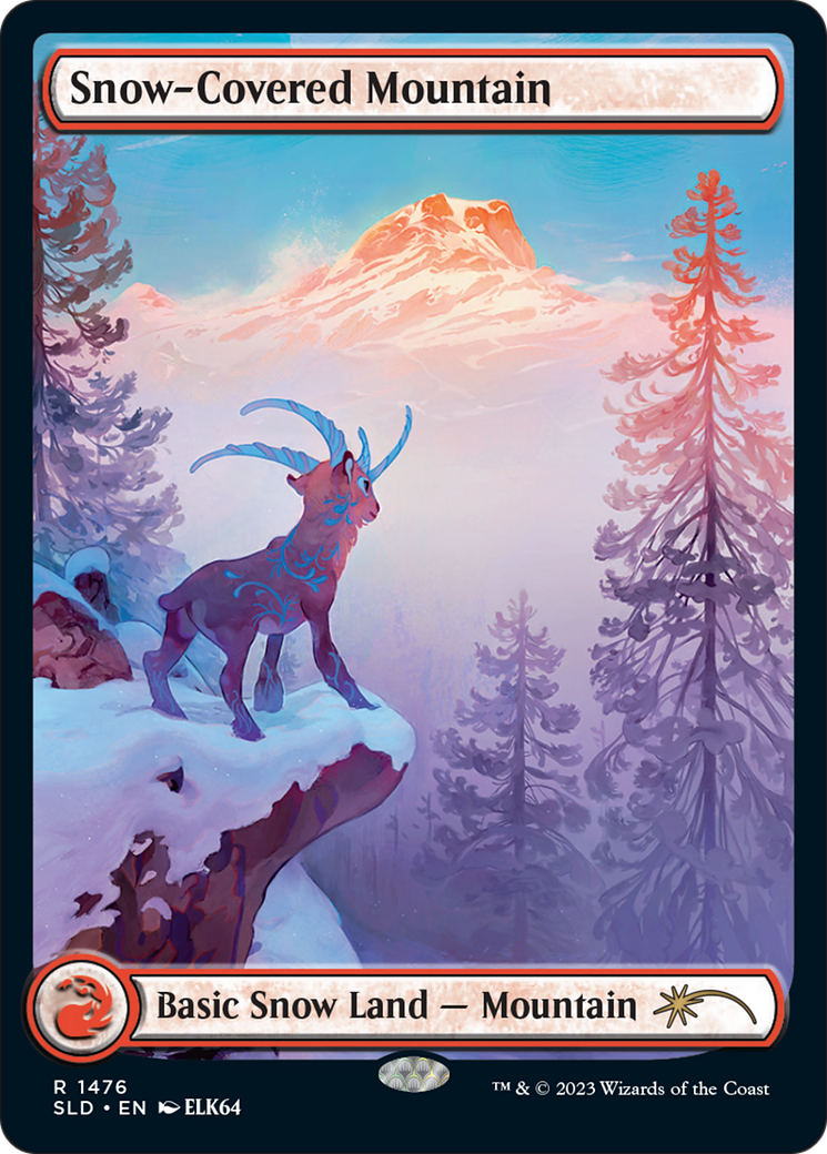 Snow-Covered Mountain (1476) [Secret Lair Drop Series] - Magic: The Gathering - Card Brawlers | Quebec | Canada |
