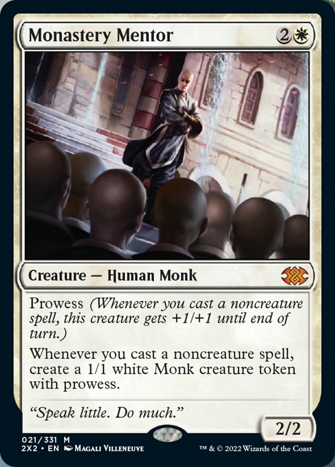 Monastery Mentor [Double Masters 2022] - Magic: The Gathering - Card Brawlers | Quebec | Canada |