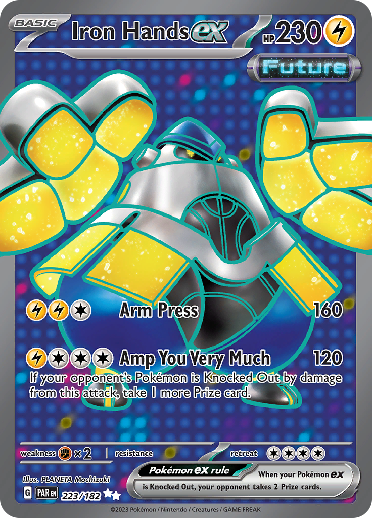 Iron Hands ex (223/182) [Scarlet & Violet: Paradox Rift] - Pokémon - Card Brawlers | Quebec | Canada |