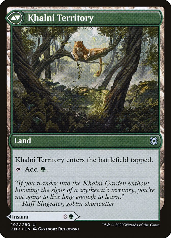 Khalni Ambush // Khalni Territory [Zendikar Rising] - Magic: The Gathering - Card Brawlers | Quebec | Canada |