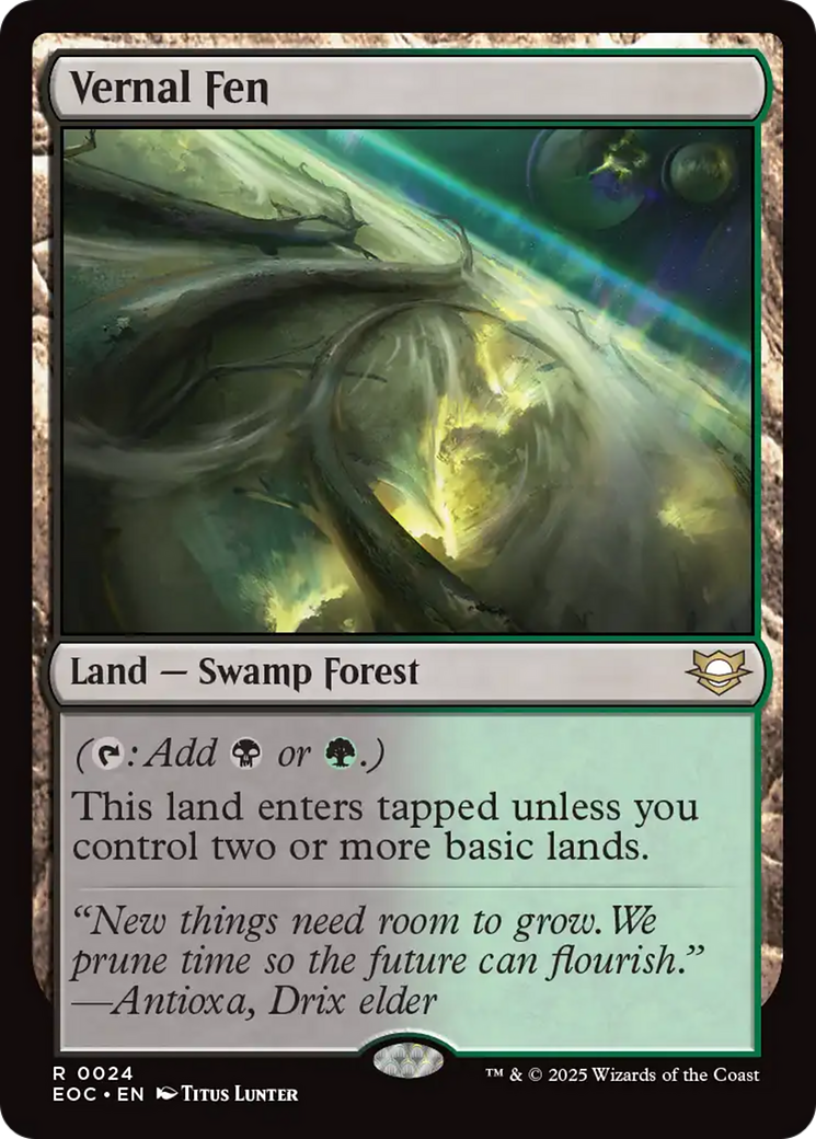 Vernal Fen [Edge of Eternities Commander] - Magic: The Gathering - Card Brawlers | Quebec | Canada |